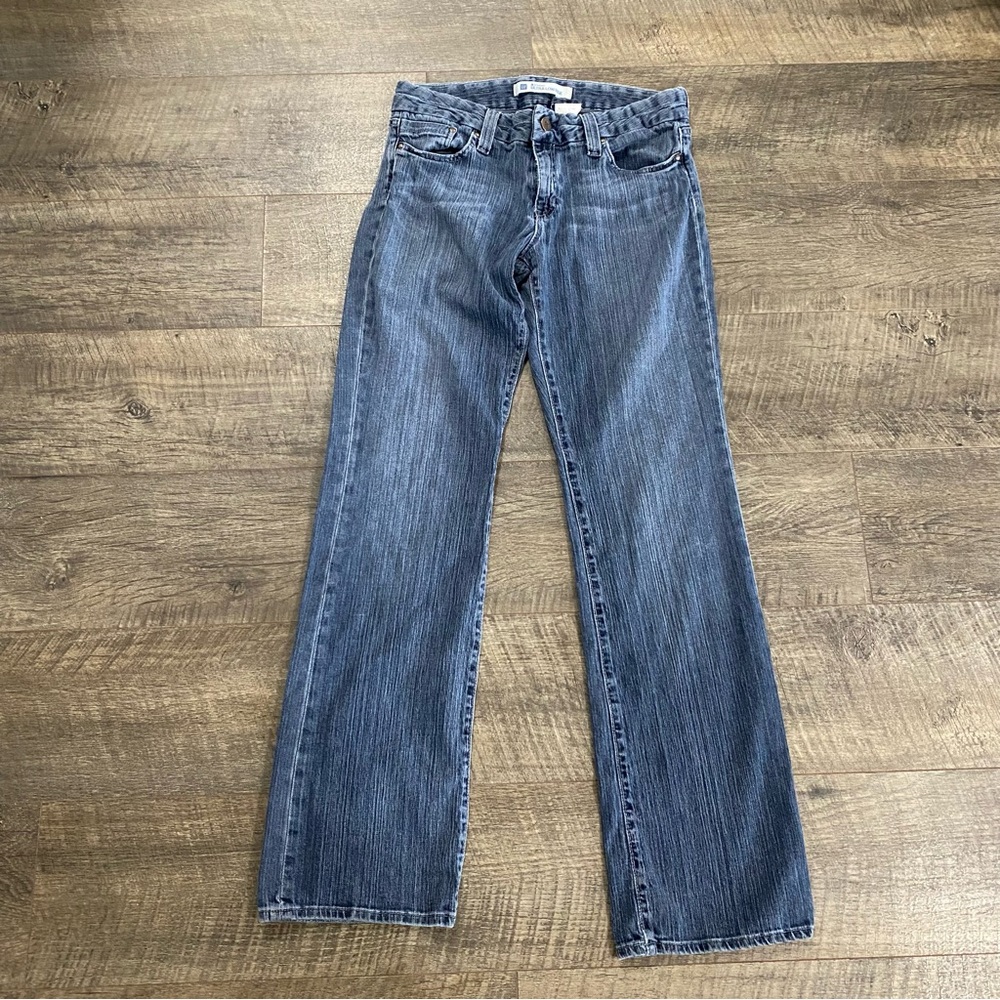 Vintage Gap Y2K Ultra Low Rise Straight Jeans Denim Size 12